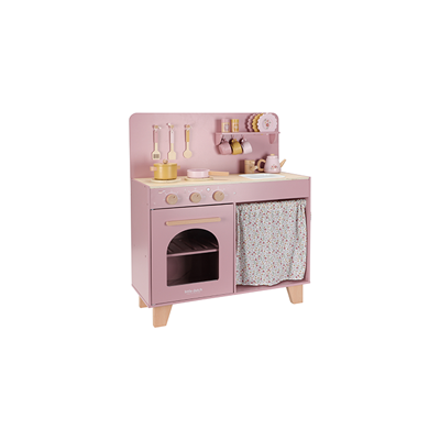 Houten speelkeuken roze