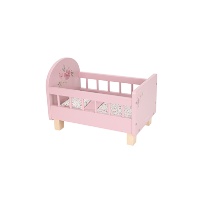 Wooden doll bed
