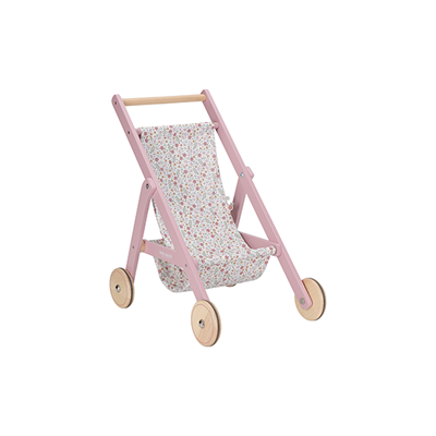 Wooden doll buggy