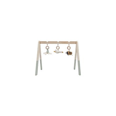 Wooden baby gym