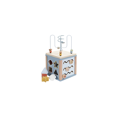 Wooden Activity Cube Ocean 