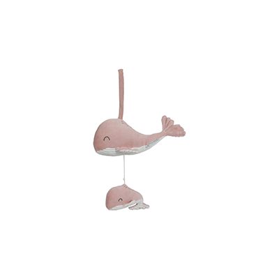Muziekdoosje Walvis - Ocean pink
