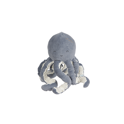Knuffel Octopus - Ocean blue