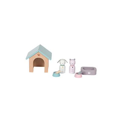 Puppenhaus - Spielset Haustiere