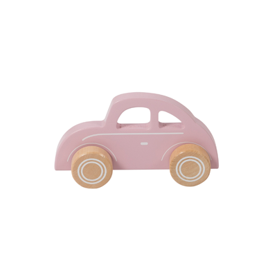 Voiture en bois - pink