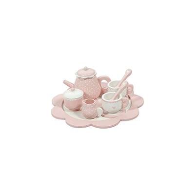 Theeservies roze