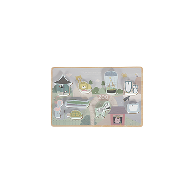 Puzzel dierentuin