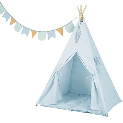 Teepee tent blue